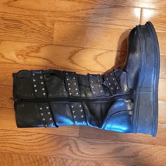 Unlace From ltaly Platform Boots Size 38IT, size 8 USA - Picture 4 of 7